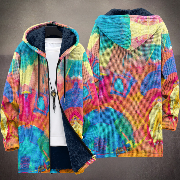Brigitte | Lyxig Konst-Inspirerad Cardigan