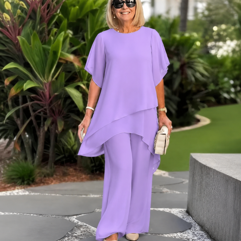 Benita | Elegant Asymmetrisk Tvådelad Set