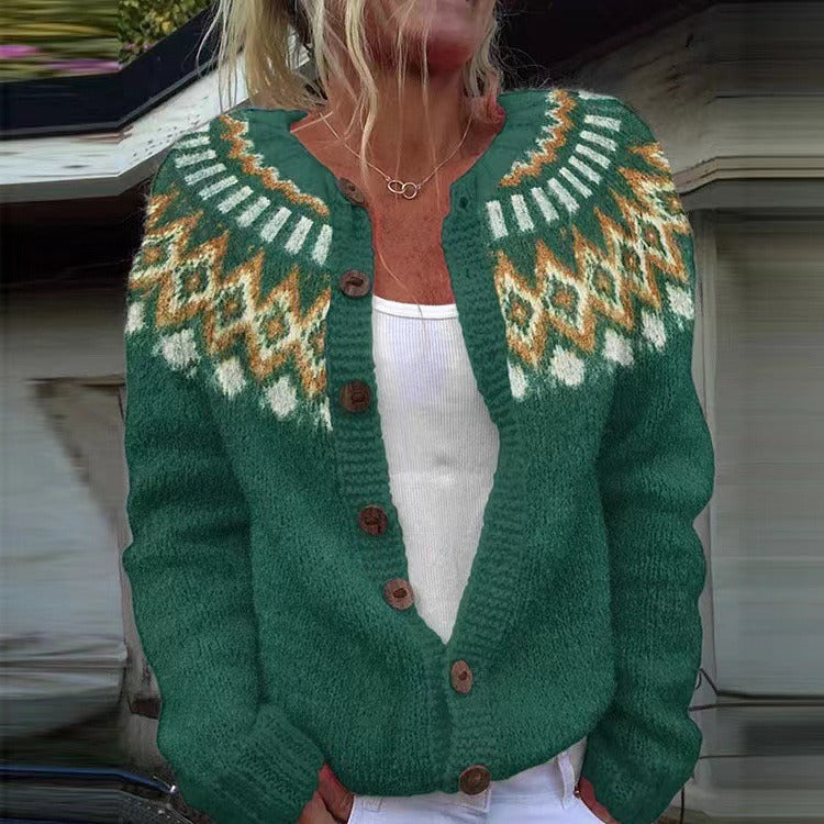 Natalia | Vintage Isländsk Cardigan