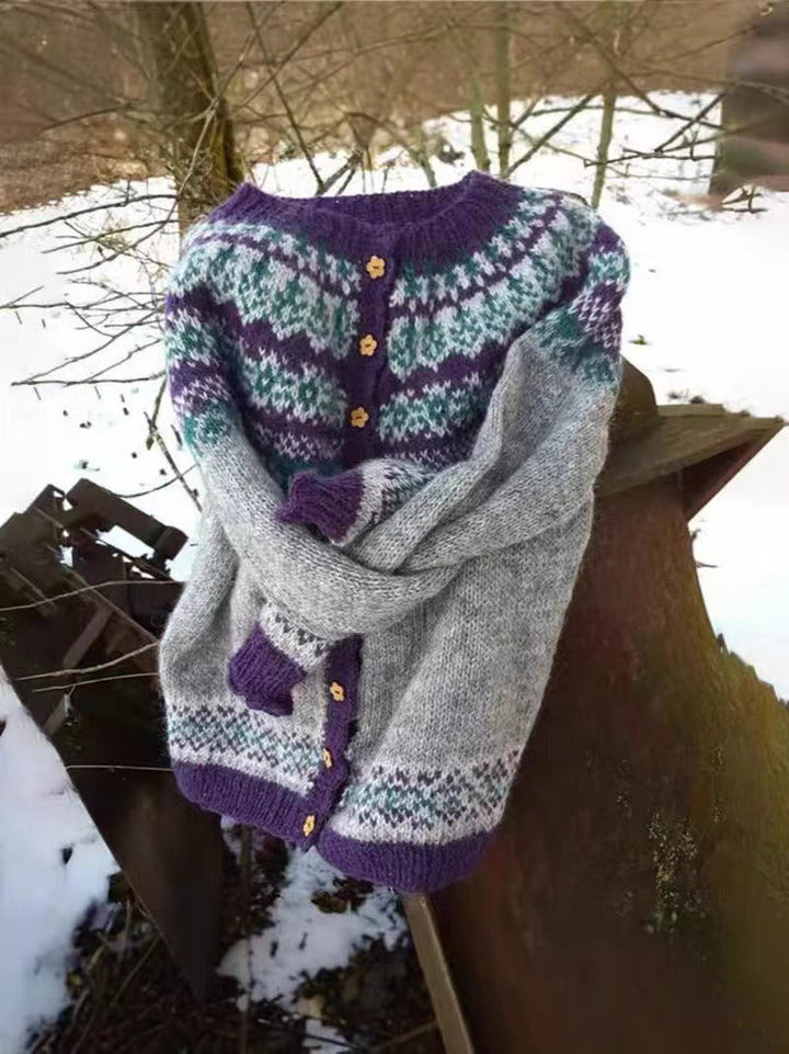 Naomie | Vintage Isländsk Cardigan
