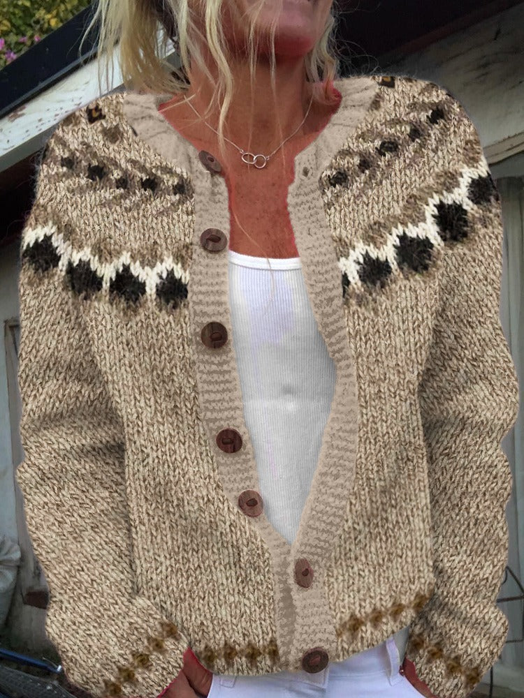 Aubree | Vintage Isländsk Cardigan