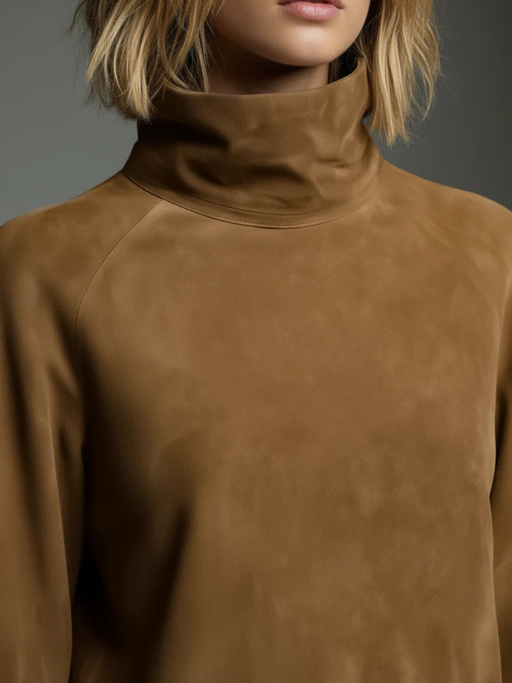 Bibiane | Oversized Mini Klänning i Mocka