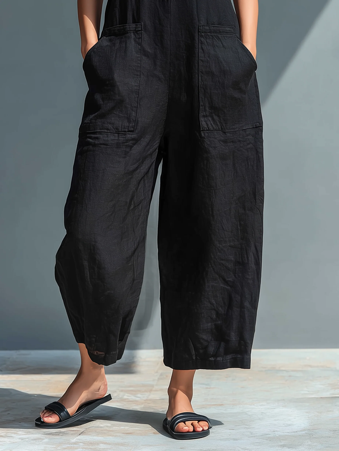 Olivia | Ärmlös Minimalistisk Jumpsuit