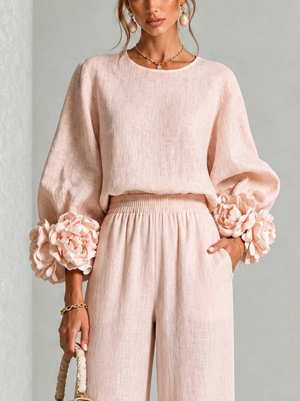 Renata | FLORAL CUFF TVÅDELAT SET
