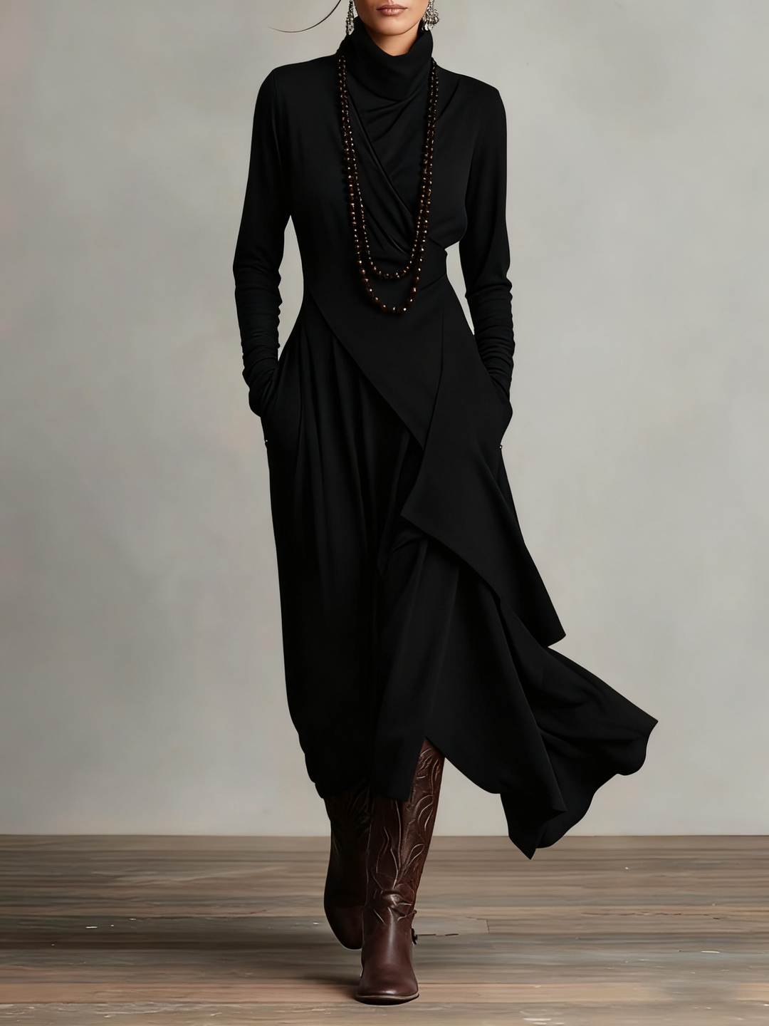 Geneva | Turtleneck Maxi