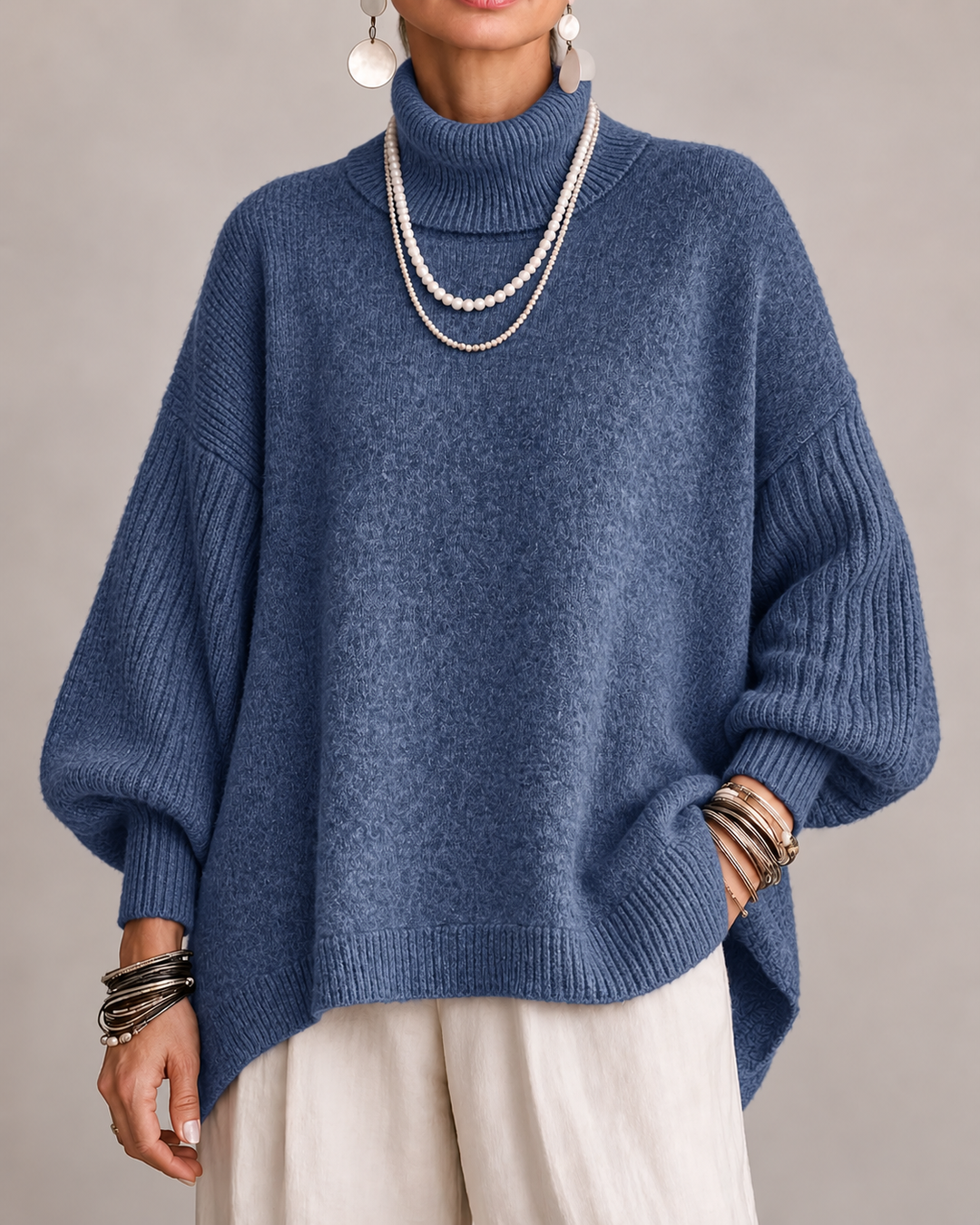 Keyna | Elegant Polokrage Tröja