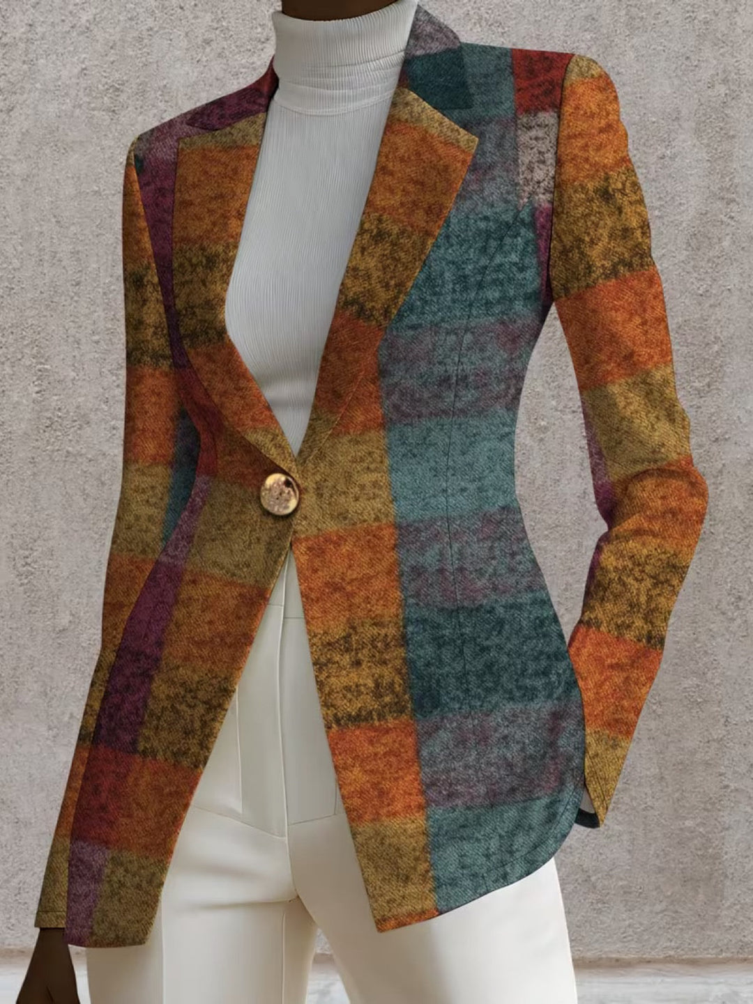 Amandine | Höstrutigt Blazer