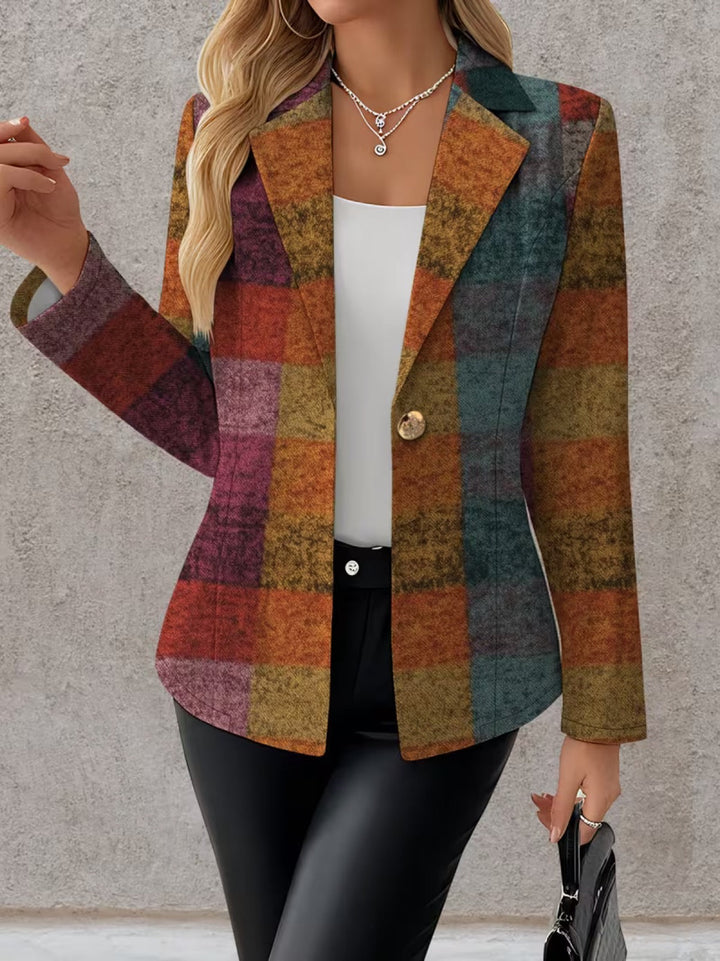 Amandine | Höstrutigt Blazer