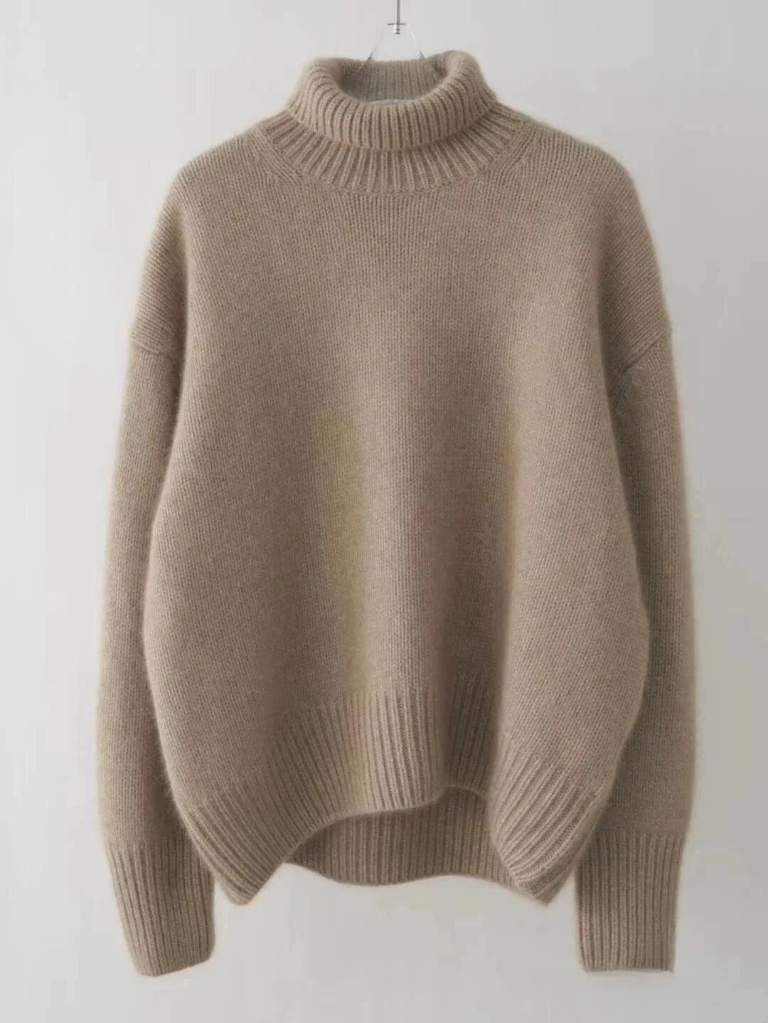 Tuva – polotröja i khaki, framsida
