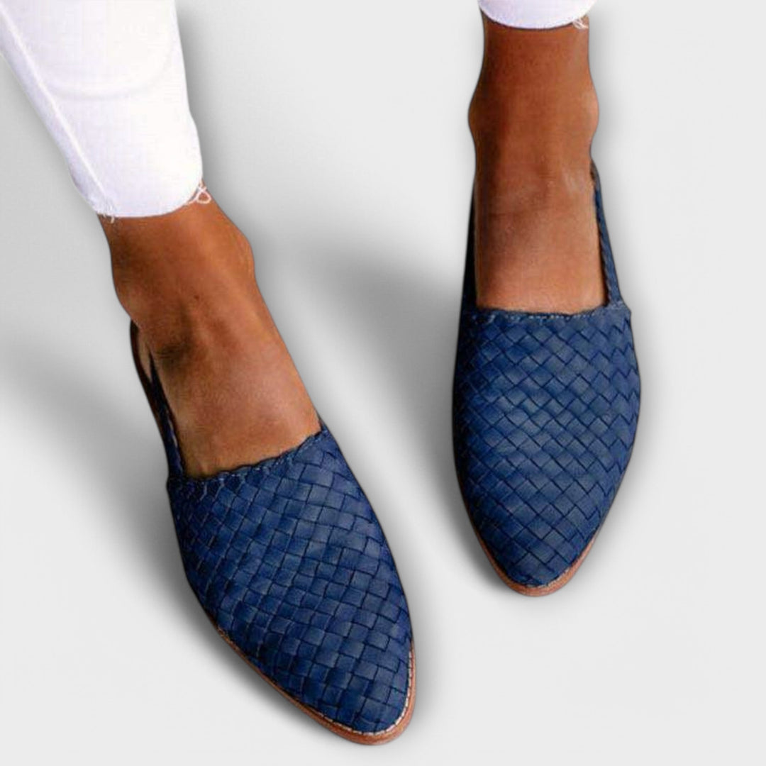 Augusta | Vävd Slingback Loafer