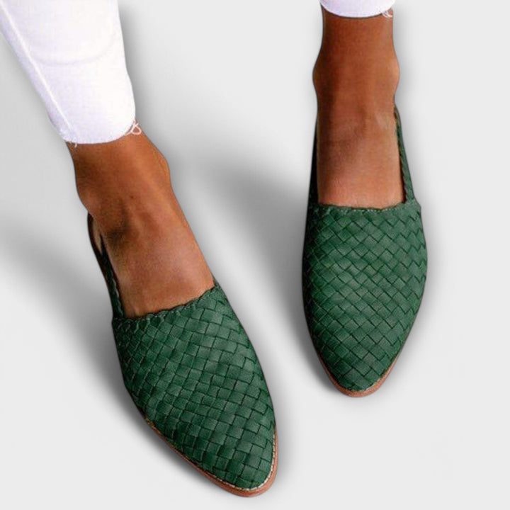 Augusta | Vävd Slingback Loafer