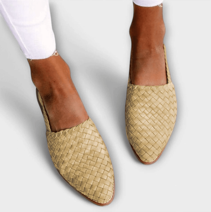 Augusta | Vävd Slingback Loafer