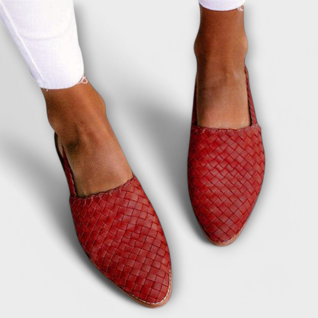 Augusta | Vävd Slingback Loafer
