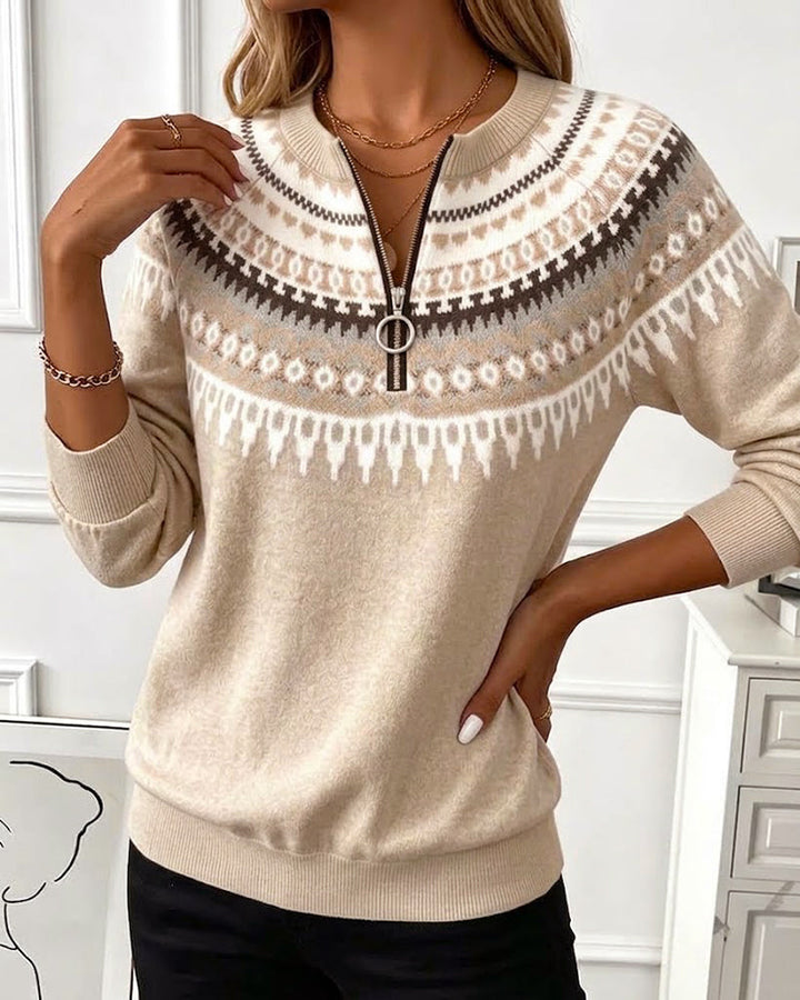 Hedvig | Sweatshirt med dragkedja