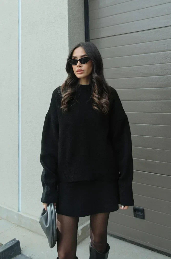 Linnea | Mjuk Stickad Set