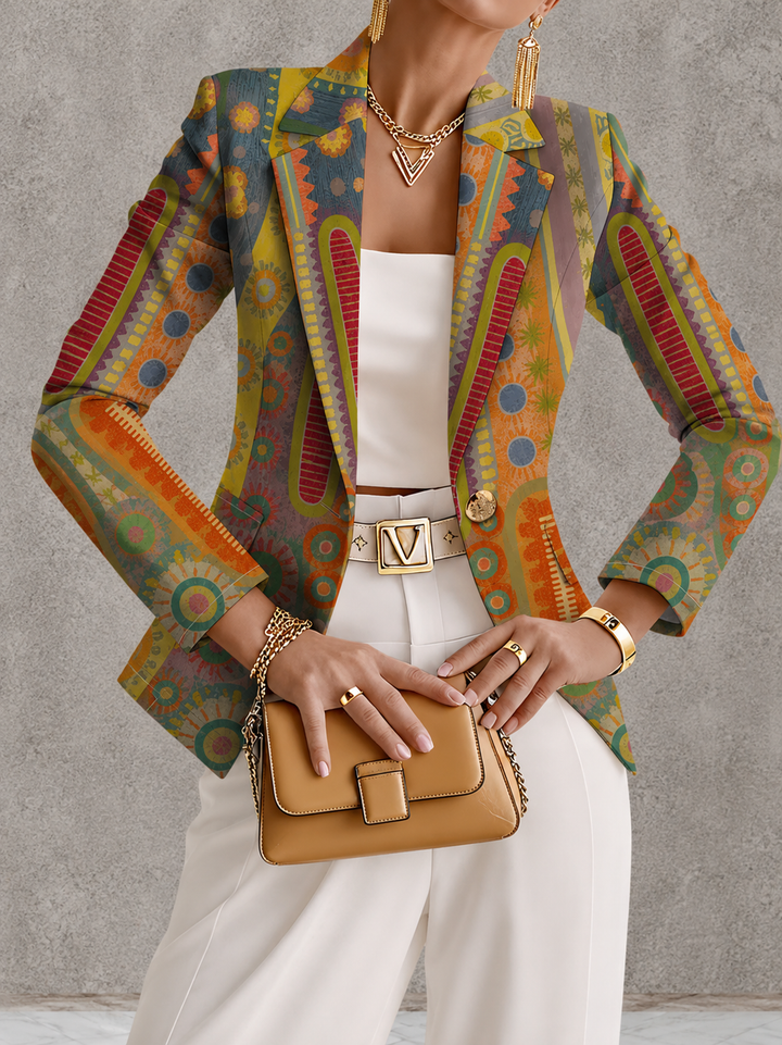 Faustine | Bohemisk Medallion Blazer