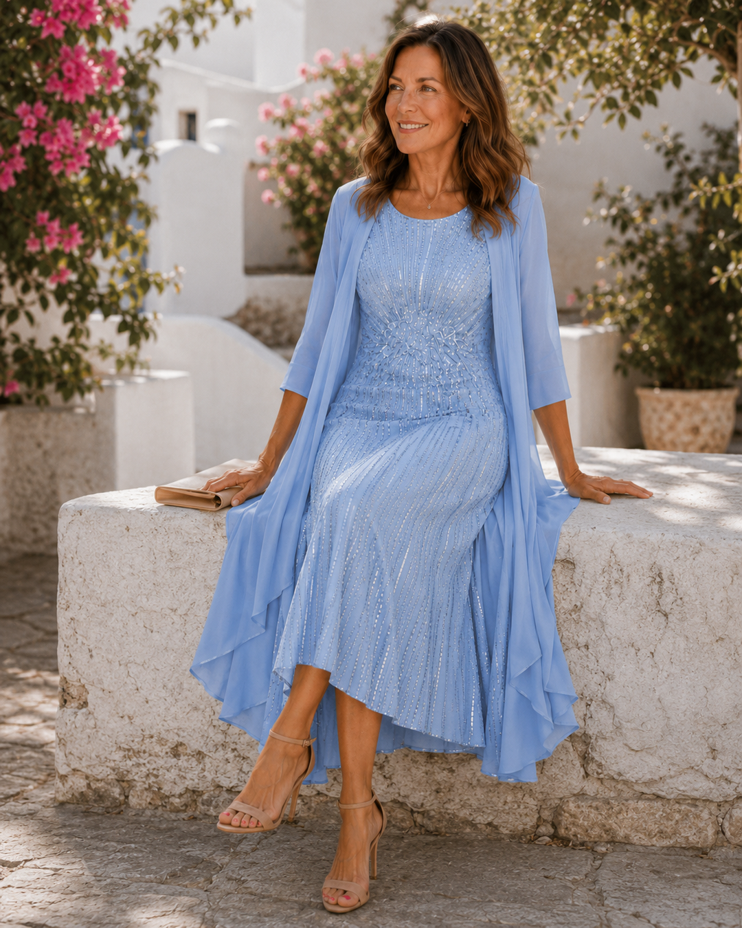 Celeste | Paljett Duster Klänning