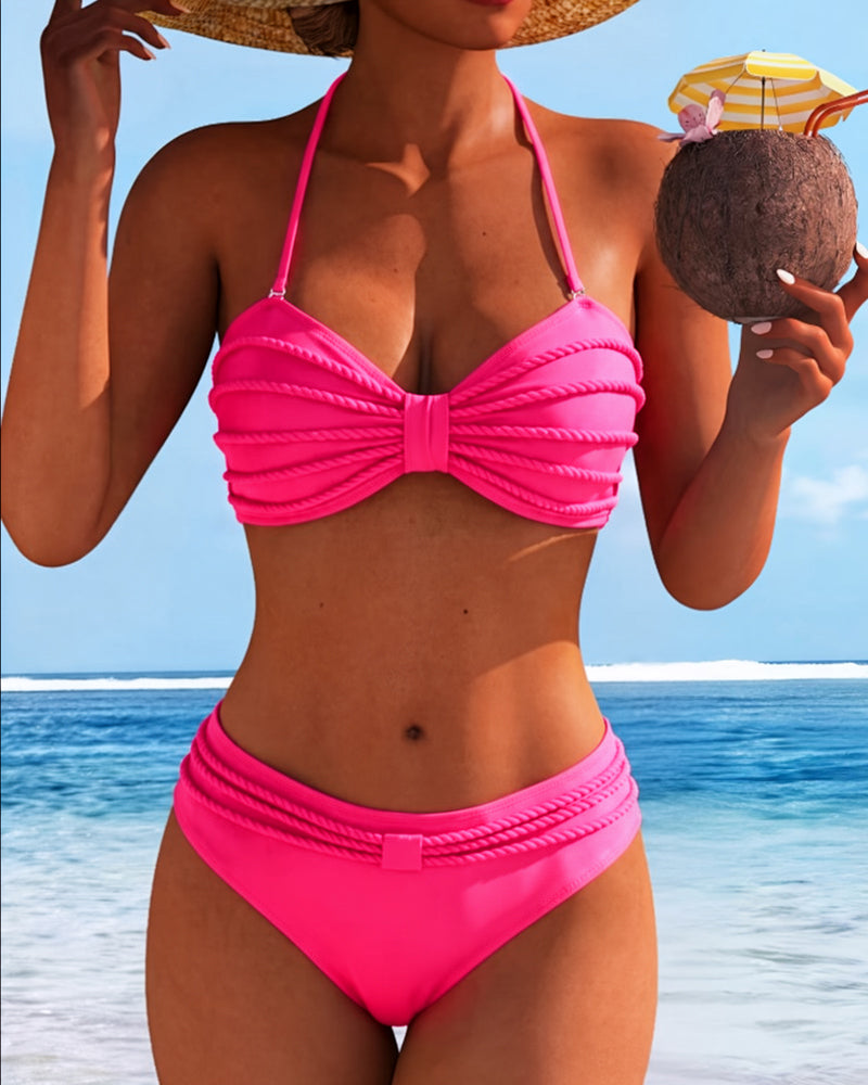 Vanna | Enfärgad Bikini Halter