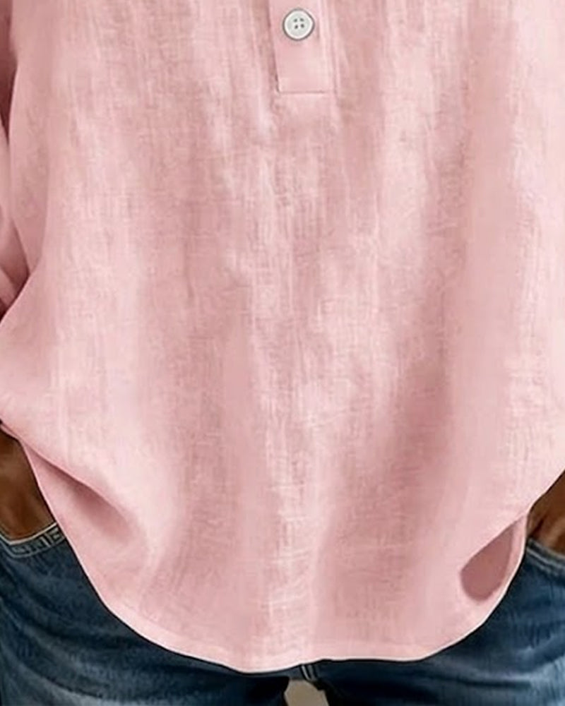 Elodie | Blus med spetsdetaljer och fyrkantig halsringning
