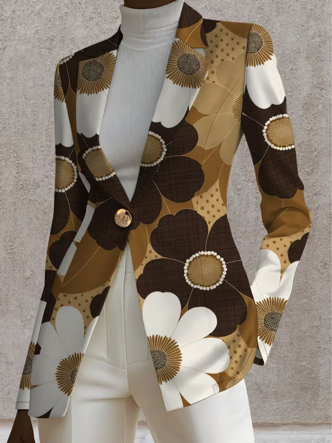 Clothilde | Daisy Print Blazer