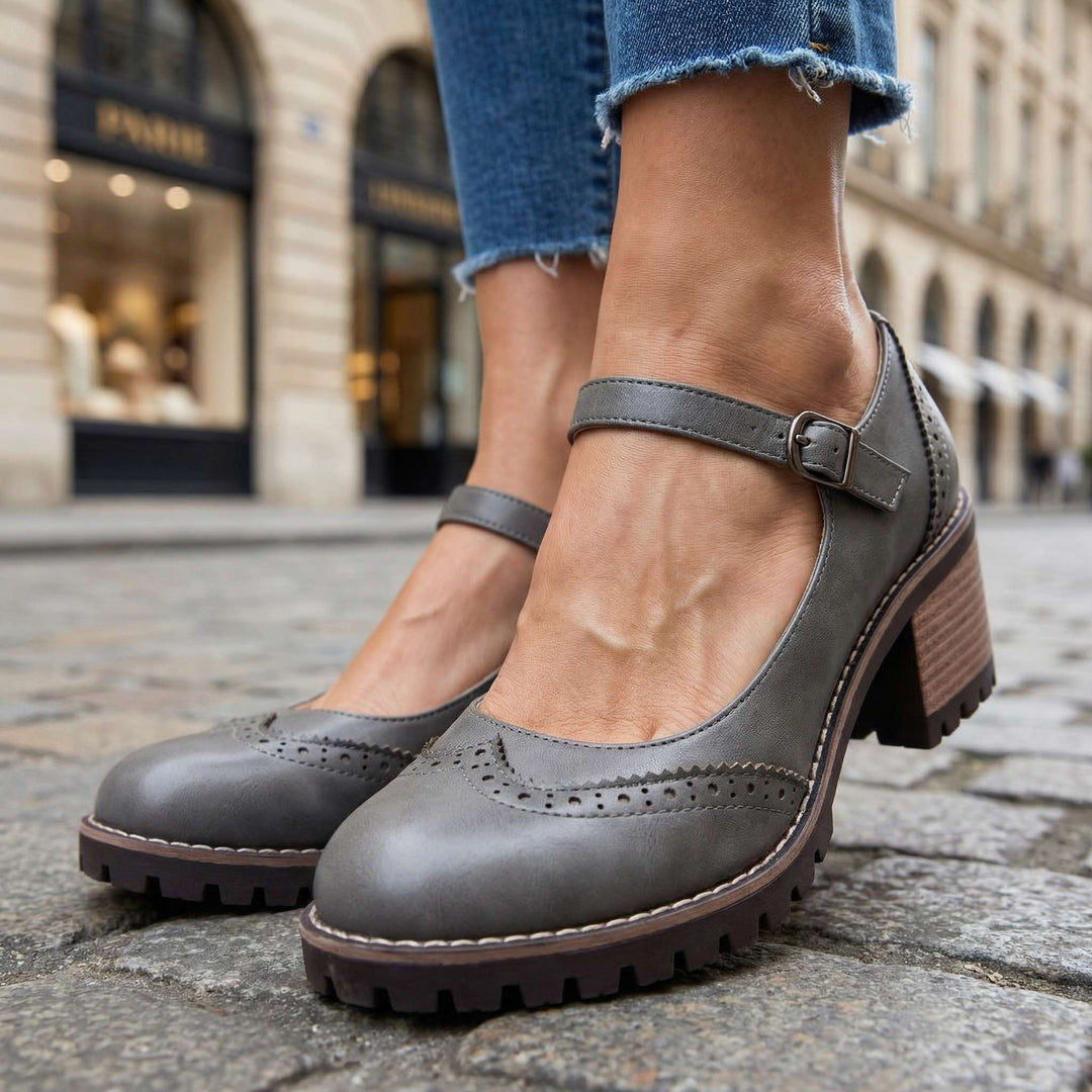Bonnie | Brogue Detalj Blockklackar