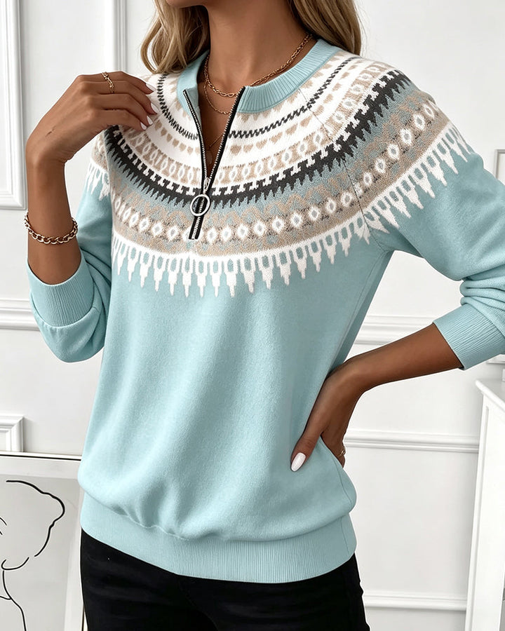 Hedvig | Sweatshirt med dragkedja
