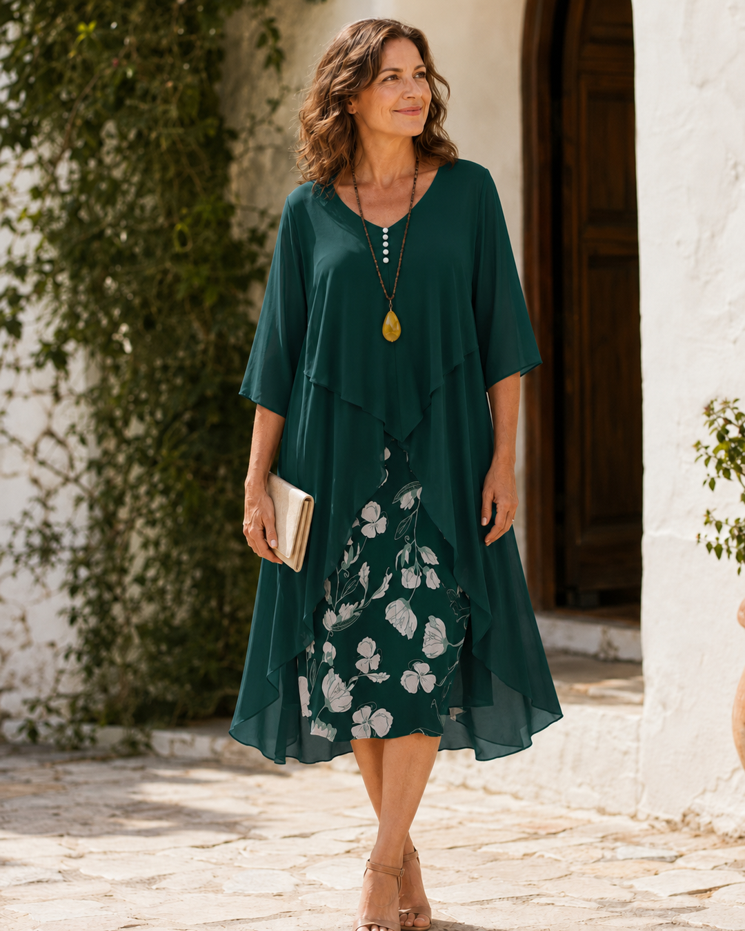 Odette | Lager Maxi Klänning
