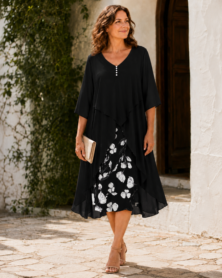 Odette | Lager Maxi Klänning