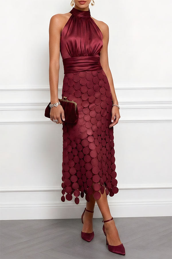 Céline | Elegant Midi Klänning
