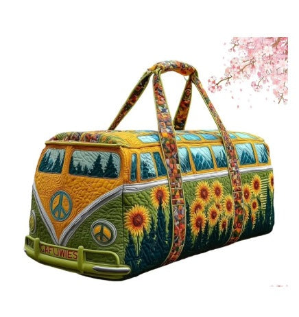 GOLDENVANA | QUILTAD RESVÄSKA