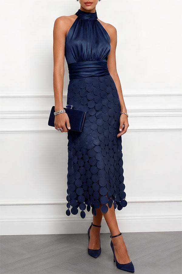 Céline | Elegant Midi Klänning