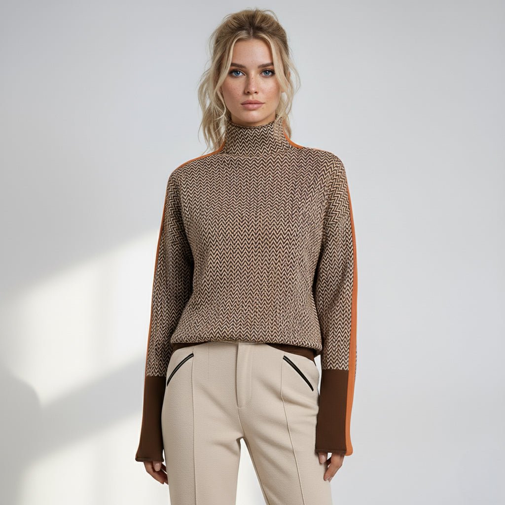 Elsie | Polokrage med Kontraststripes