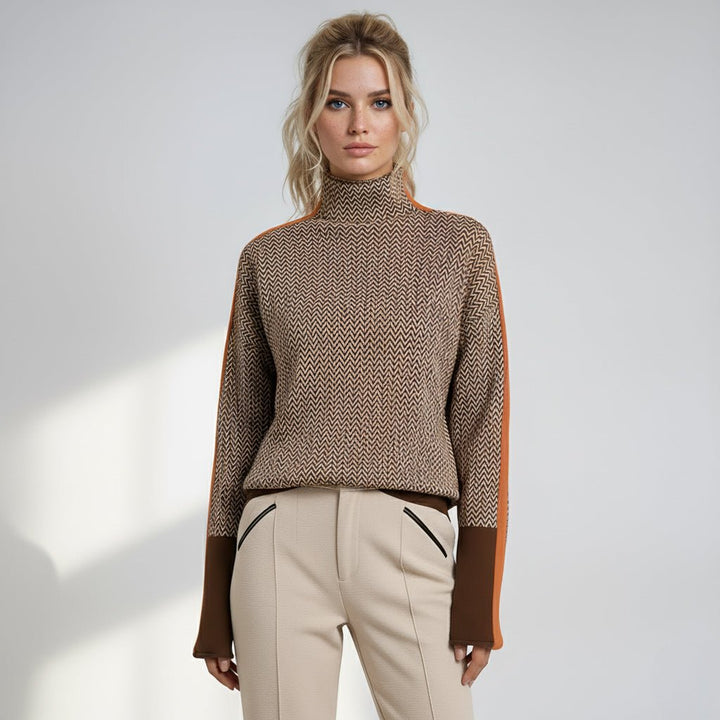 Elsie | Polokrage med Kontraststripes
