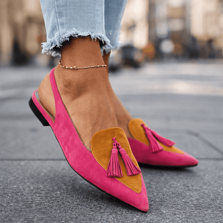 Elena | Sandaler med remmar och fransar