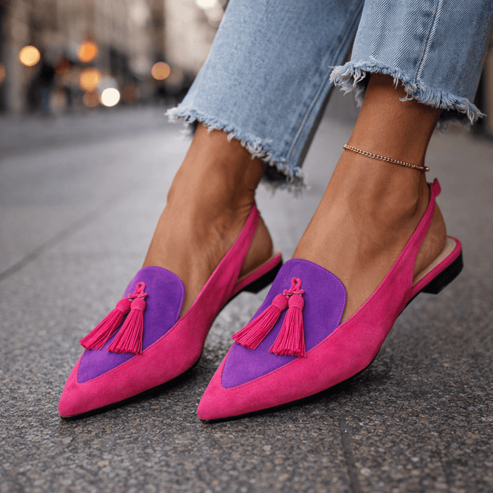 Elena | Sandaler med remmar och fransar