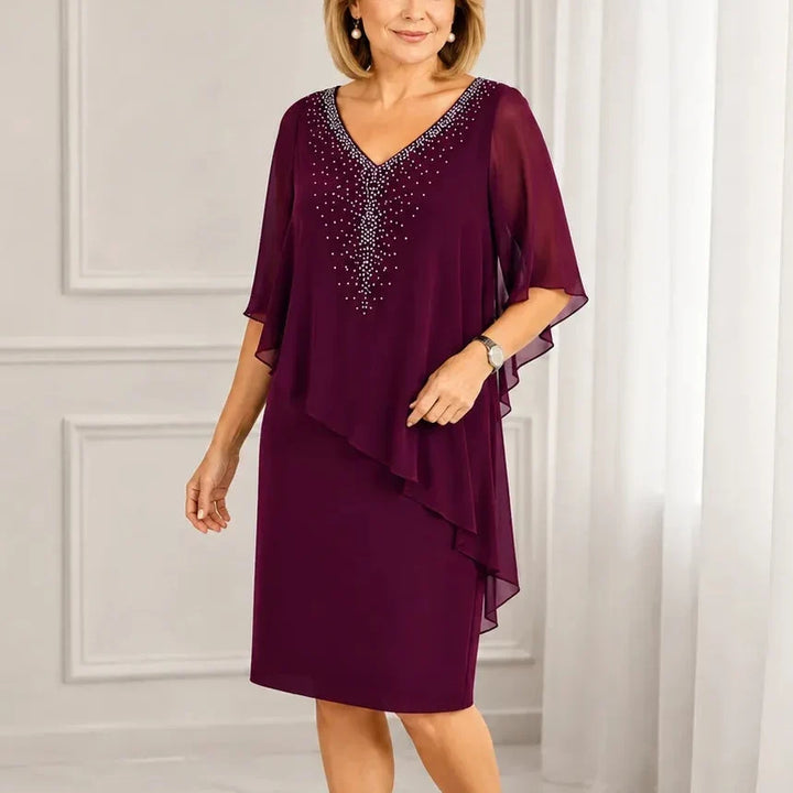 Linda | Elegant Drapad Klänning