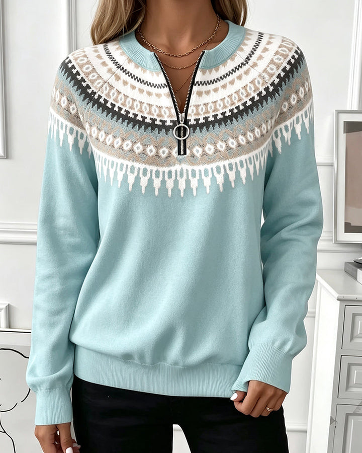 Hedvig | Sweatshirt med dragkedja
