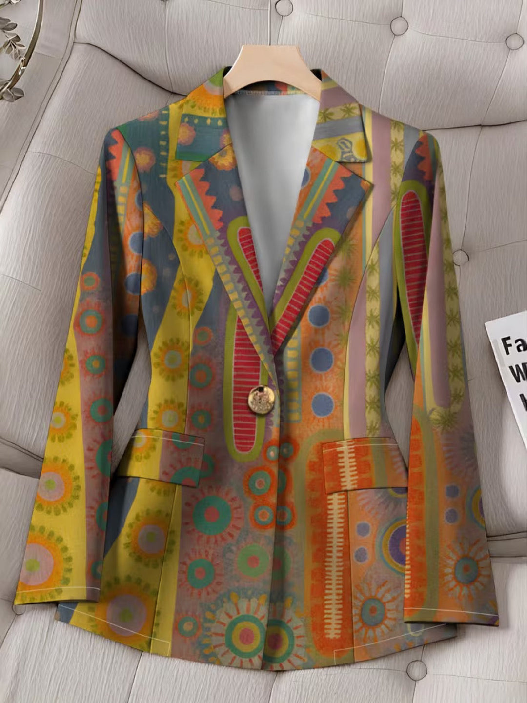 Faustine | Bohemisk Medallion Blazer