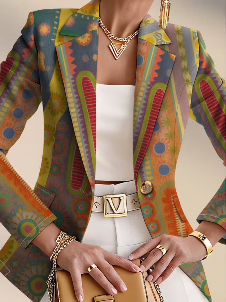 Faustine | Bohemisk Medallion Blazer
