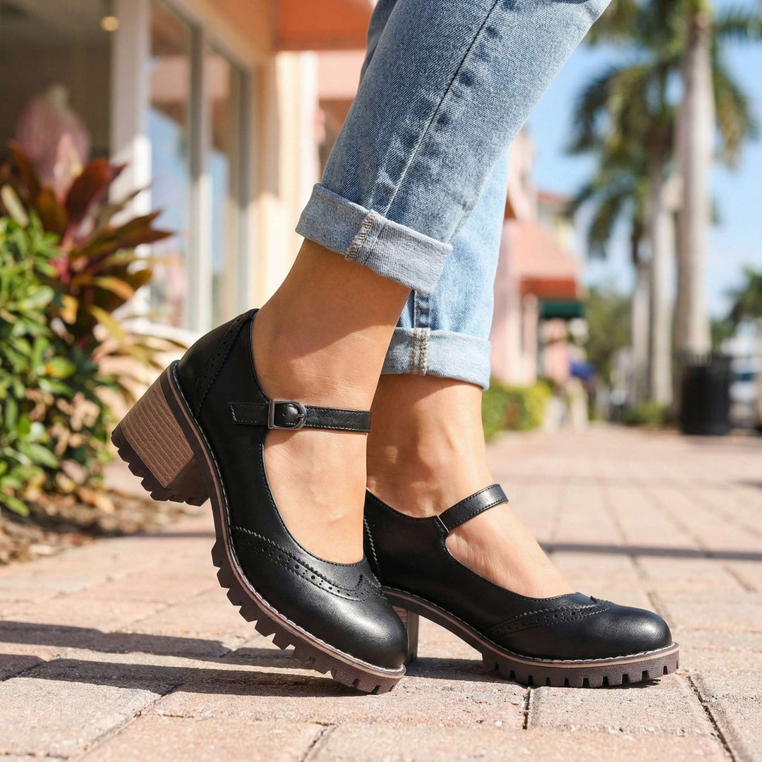 Mimmi | T-Strap Mary Jane Klackar
