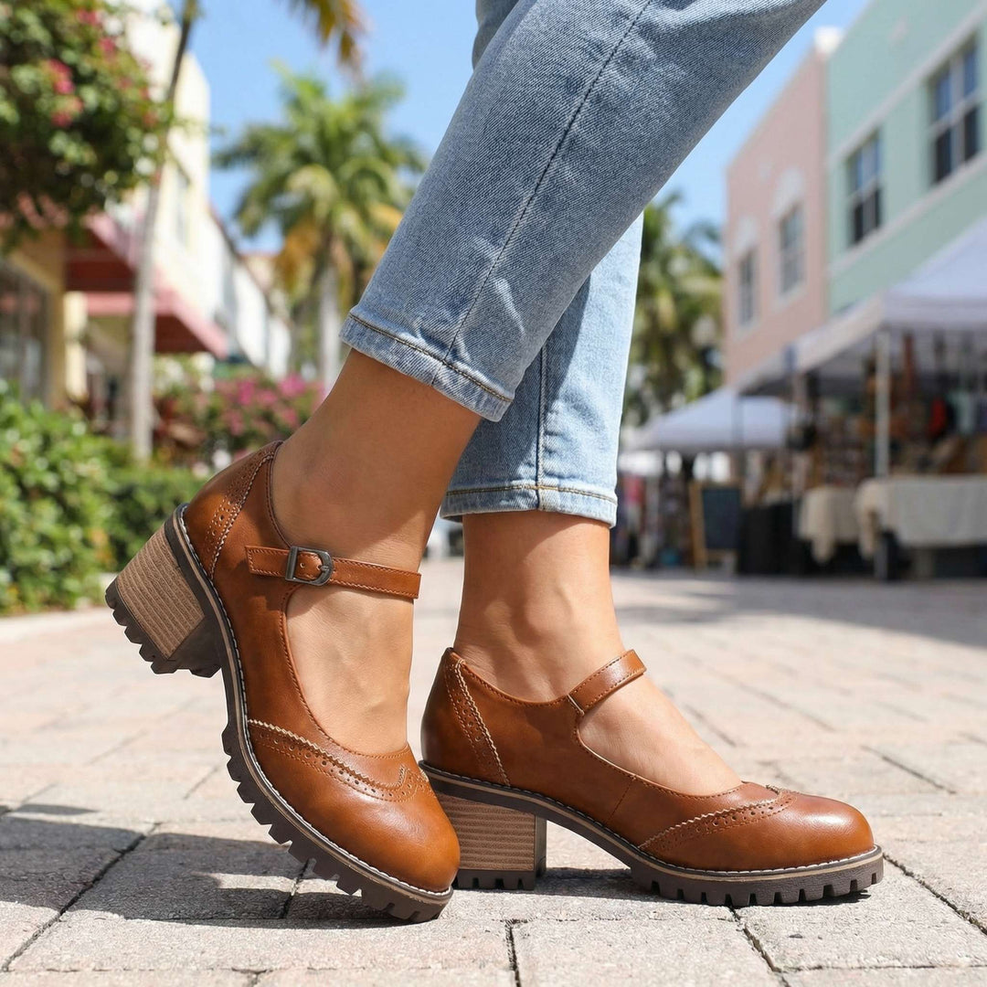 Mimmi | T-Strap Mary Jane Klackar