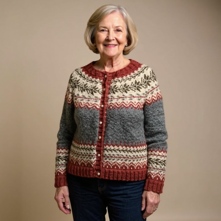 Atasha | Vintage Isländsk Cardigan