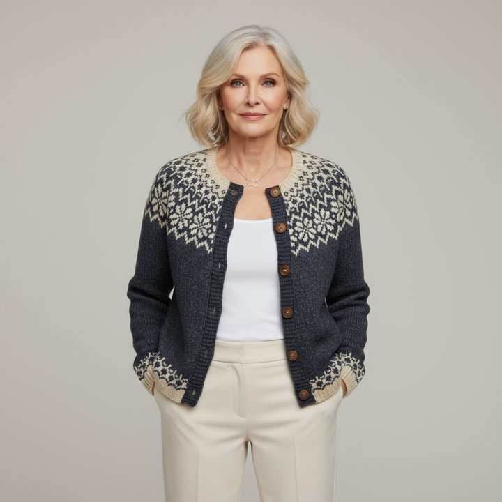 Hadley | Vintage Stickad Cardigan