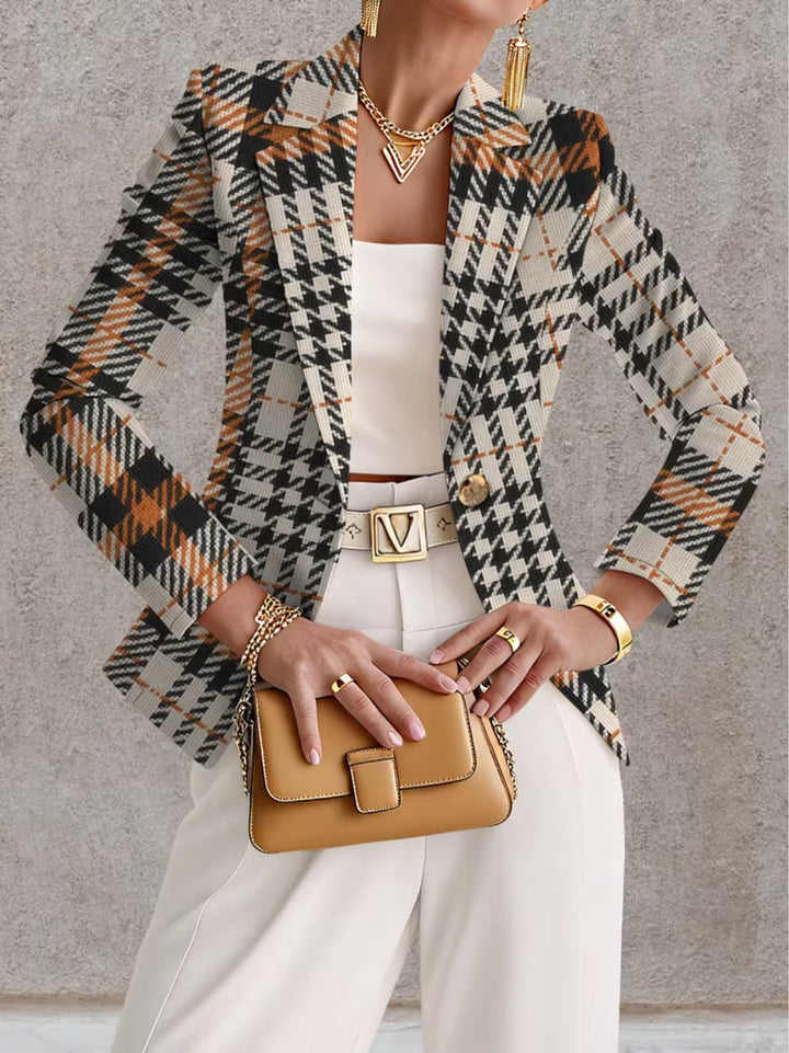 Ghislaine | Houndstooth Blazer