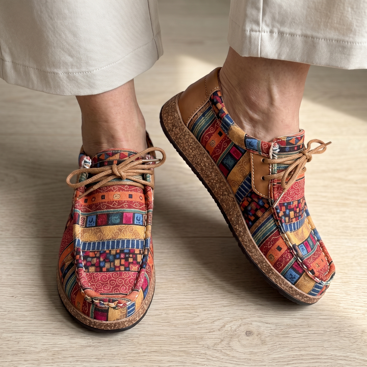 Rochelle | Ortopediska Mönstrade Sneakers