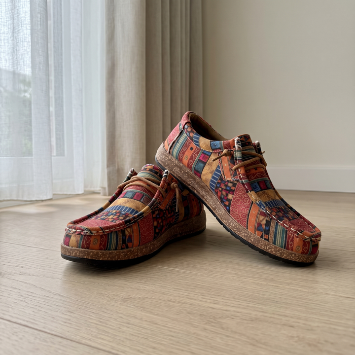 Rochelle | Ortopediska Mönstrade Sneakers