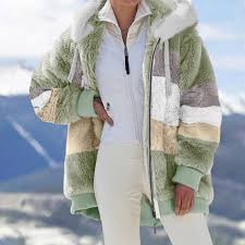 Serena | Plysch Hooded Coat