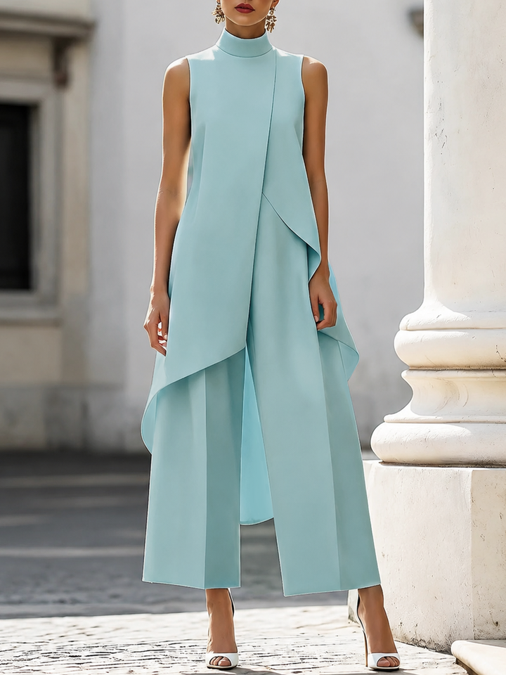 Carlie | Elegant Drop Lång Jumpsuit