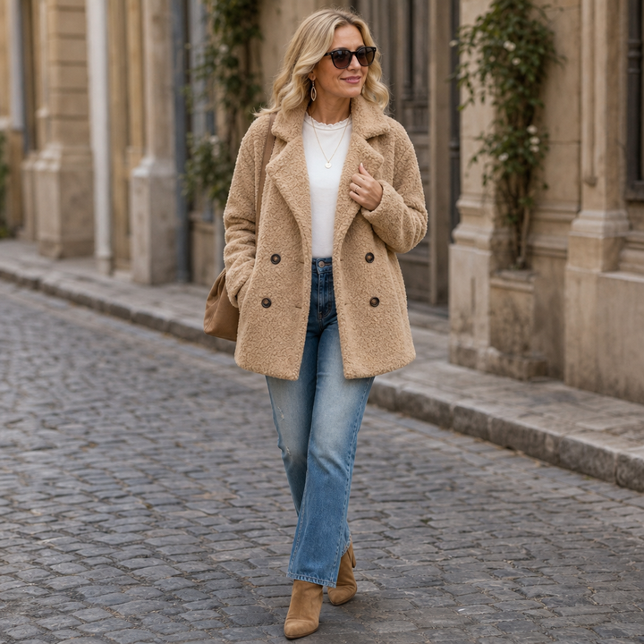 Cynthia | Sherpa Teddy Fleece Vinterjacka