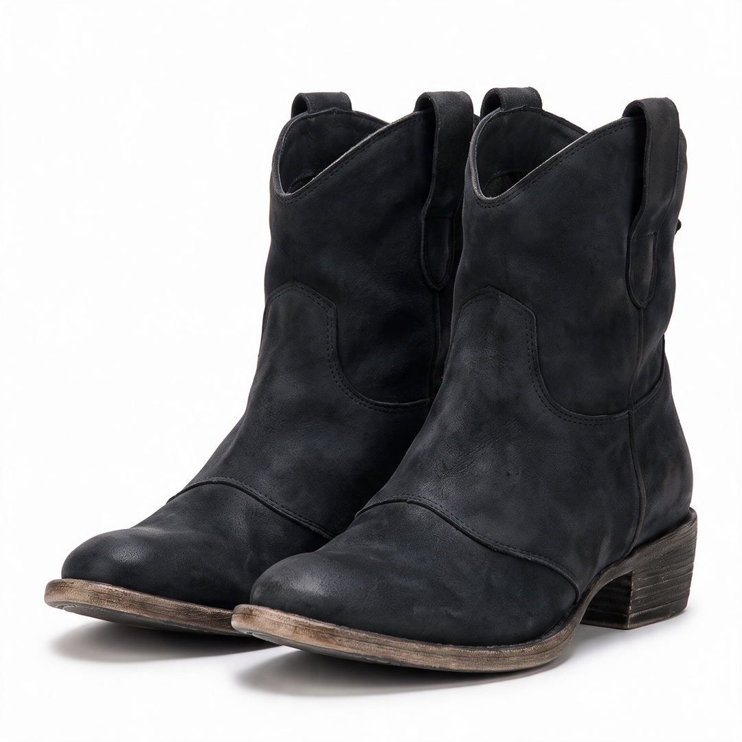 Madelene – ankelboots i svart